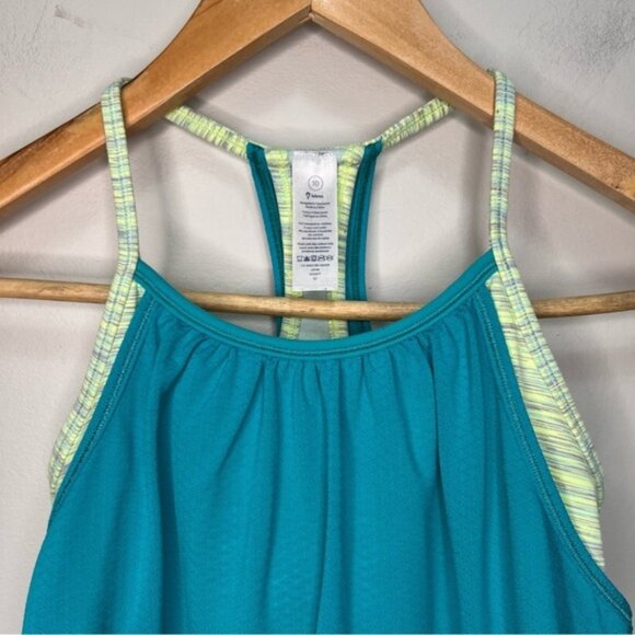 Lululemon Ivivva Green Tank Top Size 10 - Picture 2 of 11